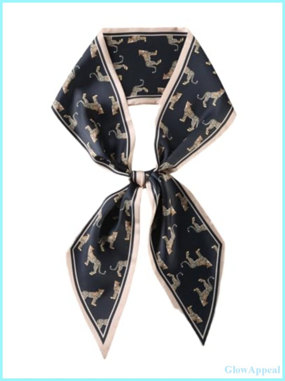 Satin Scarf Women Lightweight Silk Feeling Neck Tie Head Wrap Handbag
